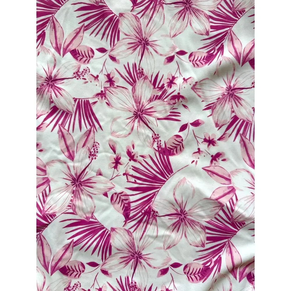 Janie and Jack Girls Rash Guard in Pink Flowers Size 12